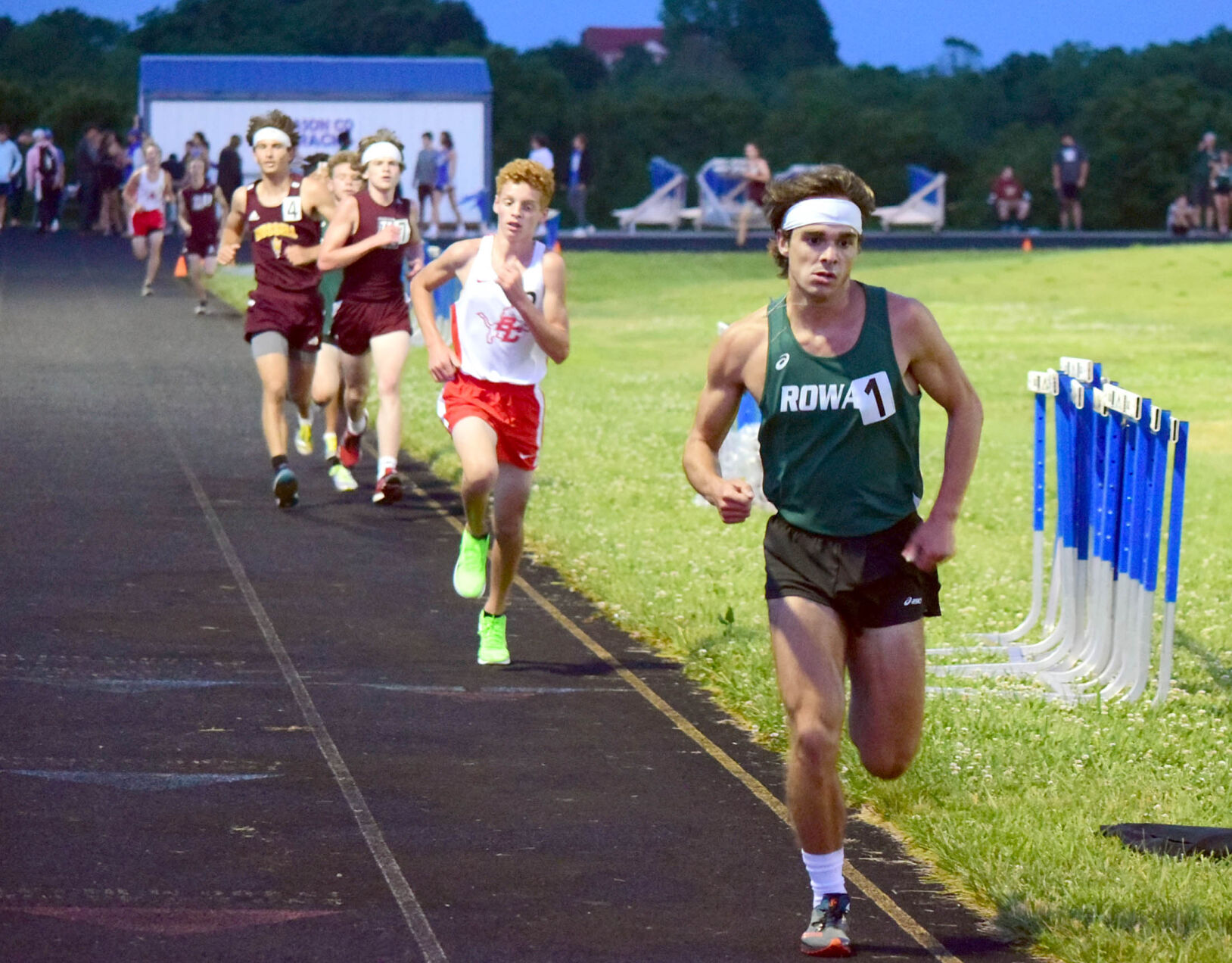 Jonah Stanley (Rowan front), Mason Newsome (Boyd front), Eli Aldridge (Ashland front), Elijah Pridemore (Russell), Trad Egleston (Rowan back), Chandler Boyle (Ashland back) & Spenser Elswick (Boyd back) 3200m region btf.JPG